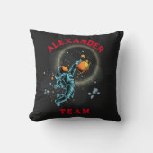 Coussin L'astronaute spatiale Slamdunk Cool Kids Basketbal (Recto)