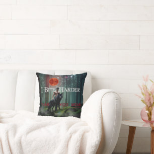 Coussin L'atmosphère mystique de SlipperyJoe à l'Halloween