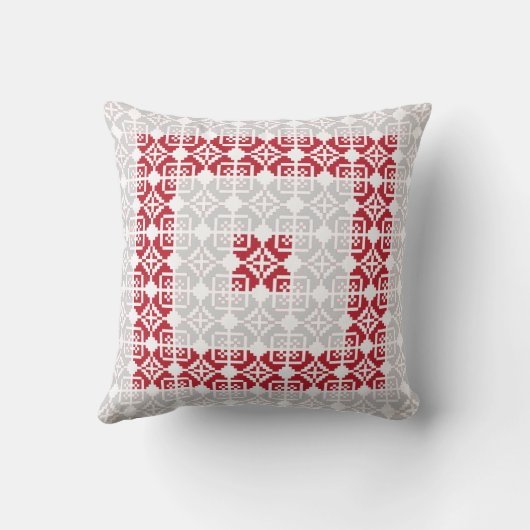 Coussin Latvian Morning SUN motif géométrique I (Verso)