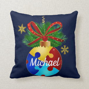 Coussin L'autisme de Noël