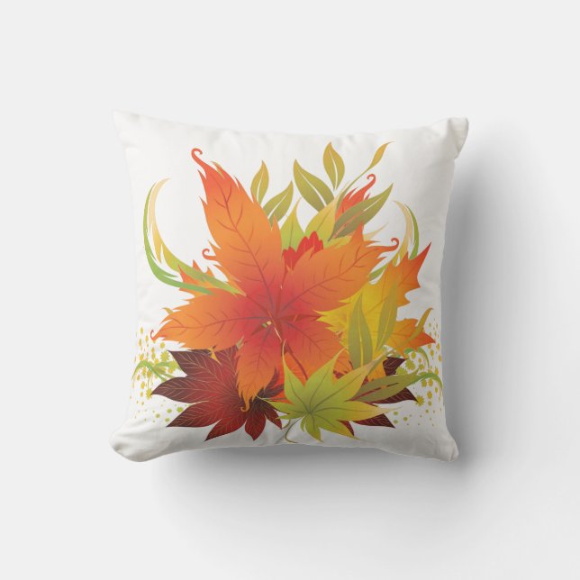 Coussin L'automne part Thanksgiving (Recto)