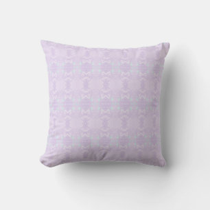 Coussin Lavande damassée Romance française