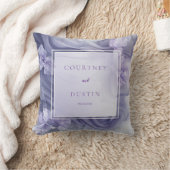 Coussin Lavande douce Mariage floral (Couverture)