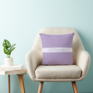 Coussin Lavande Lumière Personnalisable Purple