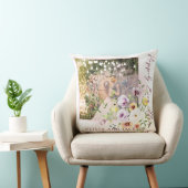 Coussin Lavande Vierge Violet Floral Heureux Jamais Après (Chaise)