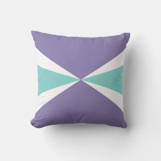 Coussin Lavande Violet Blanc Aqua Sarcelle Pop Explosion S