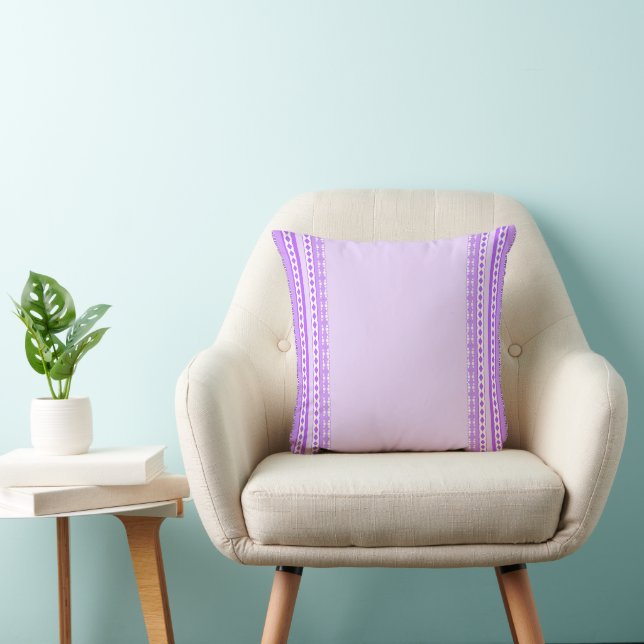 Coussin Lavande Violet - Couleur du cœur (Chaise)