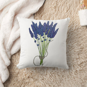 Coussin Lavandula Lavender Bund Herbe Jardin Fleur Violet