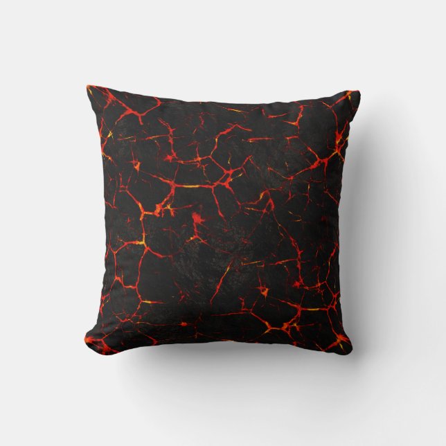 Coussin Lave chaude tombante (Recto)