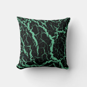 Coussin Lave d'espace fissuré - Mention