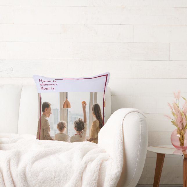 Coussin Lavender Love with Photo & Personalized Text - (Canapé)