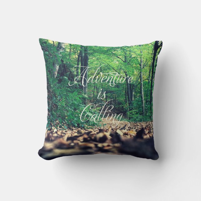 Coussin L'aventure appelle (Recto)
