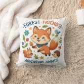 Coussin L'aventure des amis de la forêt attend (Couverture)