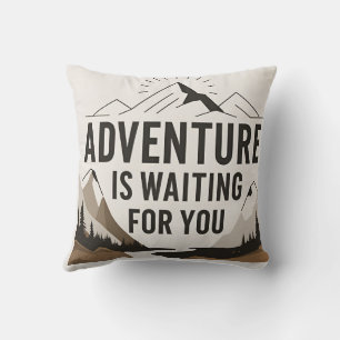 Coussin L'aventure est en attente pour les amoureux du ran