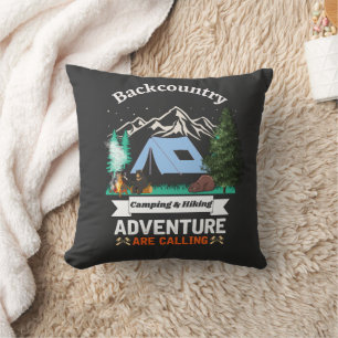 Coussin L'aventure rustique est en train d'appeler