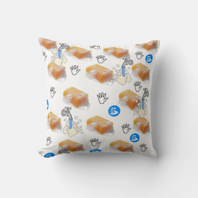 Coussin Laver à la main du savon de l'oreiller (Recto)