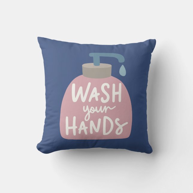 Coussin Laver tes mains (Recto)