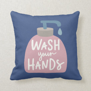 Coussin Laver tes mains