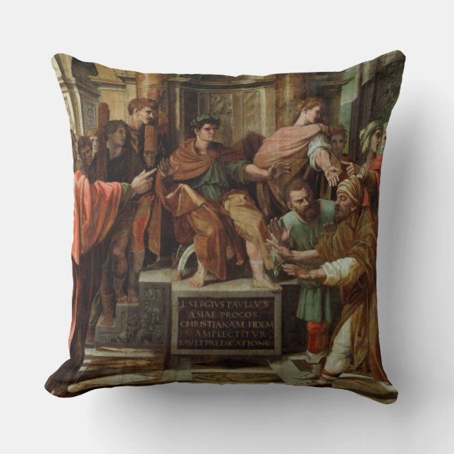 Coussin L'aveuglement d'Elymas (bande dessinée pour le (Recto)