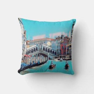 Coussin ldp VENICE - gondolas - rialto -