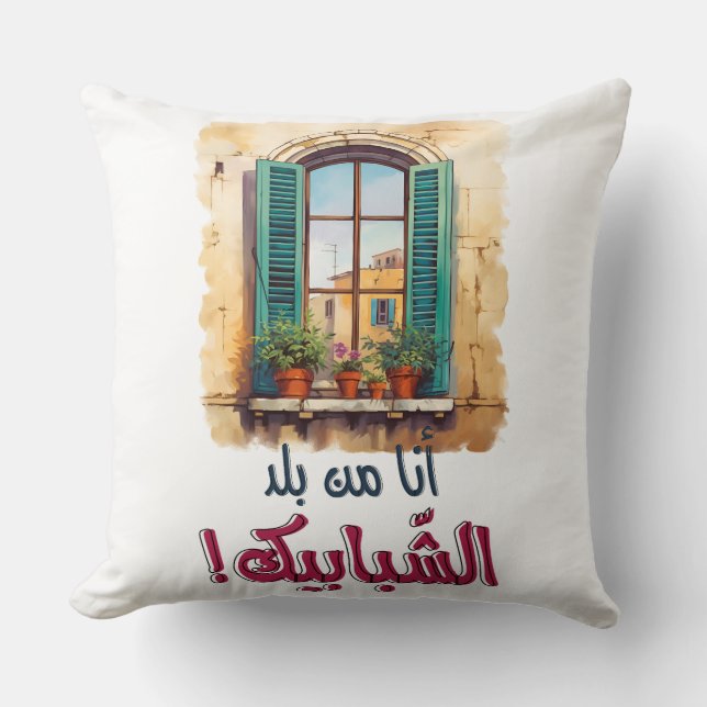 Coussin Le  ز'anneaux pour le nettoyage de l'eau potable i (Recto)