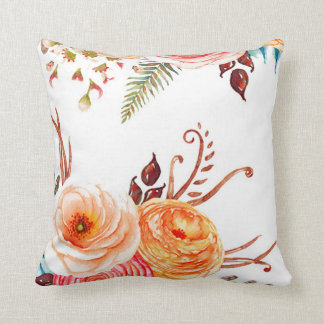 Coussin Le "automne fleurit" carreau
