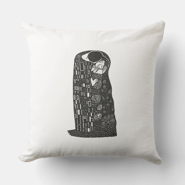 Coussin Le baiser de Gustav Klimt (Recto)