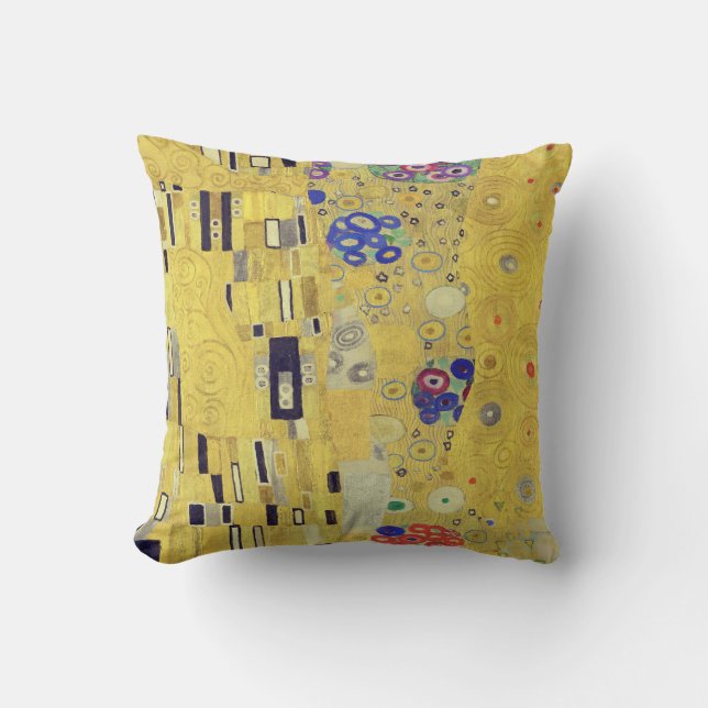 Coussin Le baiser de Gustav Klimt, détail 1 (Recto)
