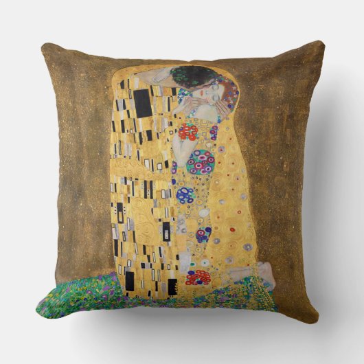 Coussin Le Baiser par Gustav Klimt (Recto)