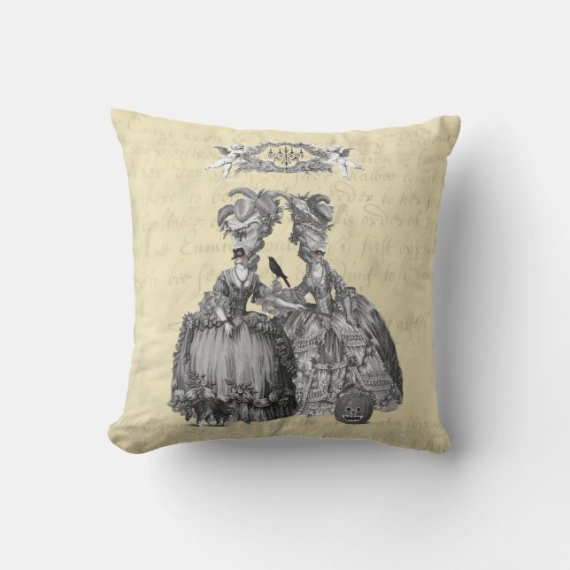 Coussin Le bal d'Halloween (Recto)