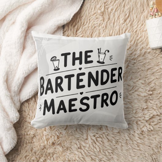 Coussin Le barman Maestro (Couverture)