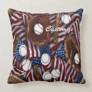 Coussin Le Baseball Personnalisé Aux États-Unis Lance L'