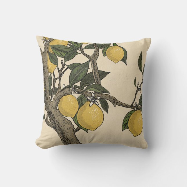 Coussin Le Beau Citronnier (Recto)