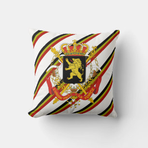 Coussin Le Belge barre le drapeau