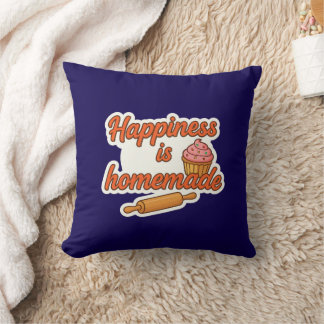 Coussin Le bonheur est un Autocollant fait maison