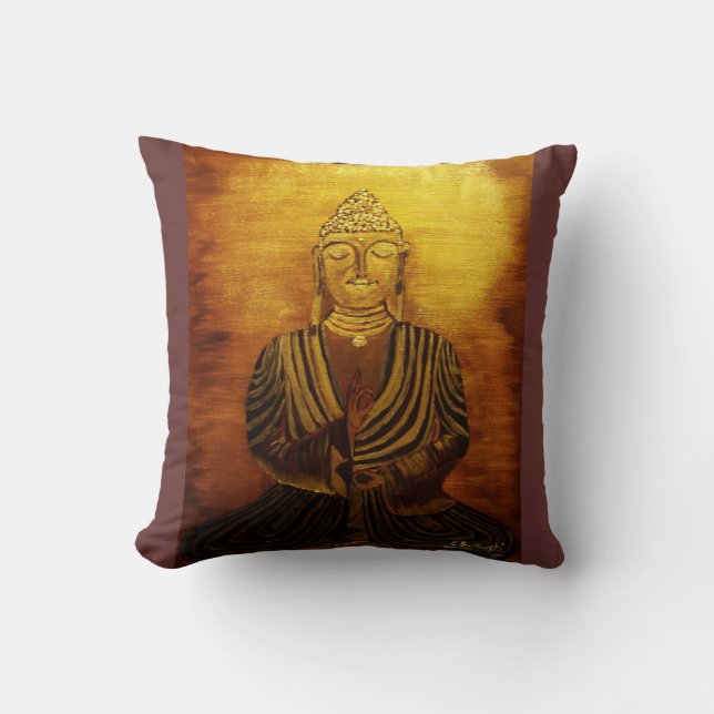 Coussin "Le Bouddha" Photo orginale d'Eva Borowski (Recto)