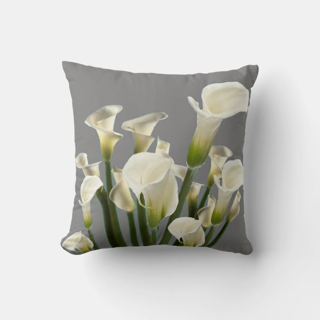 COUSSIN LE BOUQUET DE CALLA BLANCHE EST GRIS (Recto)