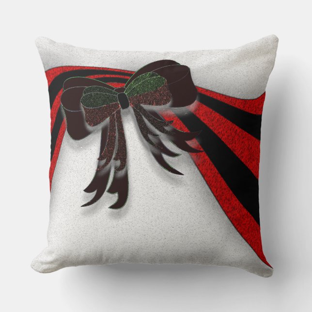 Coussin Le Bow de Noël - (Recto)