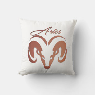 Coussin Le bronze porte le bélier Zodiac
