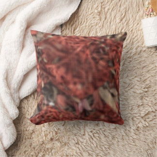 Coussin Le Bush rouge