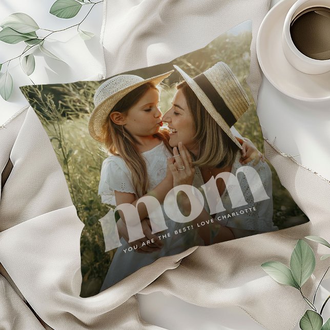 Coussin Le cadeau personnalisé ultime : Maman stylish (Créateur téléchargé)