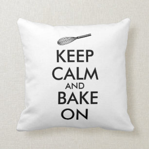Coussin Le cadeau pour Baker gardent le calme et la