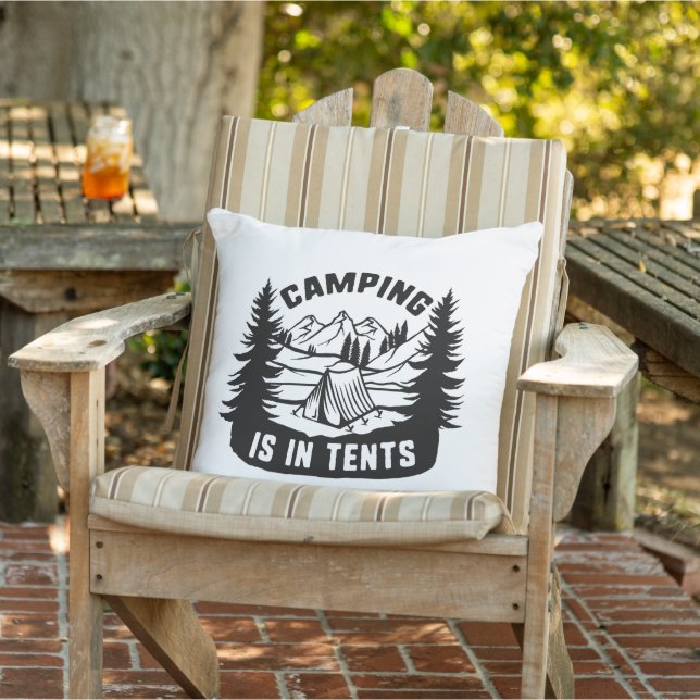 Coussin Le Camping Est Dans Les Tentes (Chaise)