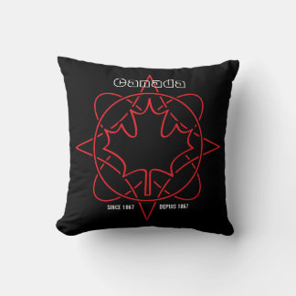 Coussin Le Canada depuis 1867