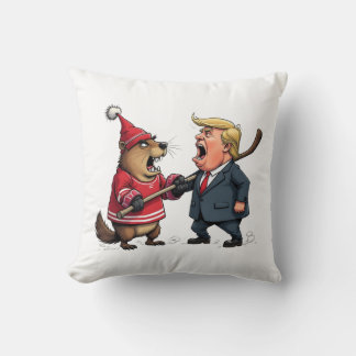 Coussin Le Canada lutte contre Trump
