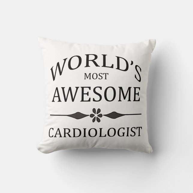 Coussin Le cardiologue le plus impressionnant du monde (Recto)