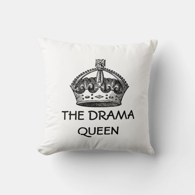 Coussin Le carreau de la Reine de drame (Recto)