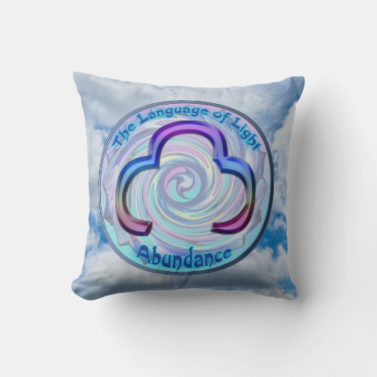 Coussin Le Chakra Throat - Abondance Symbole (Recto)