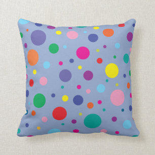 Coussin Le changement BG du bleu de sérénité du pois