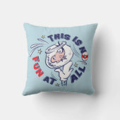 Coussin Le Chat Chapeauté | Ce n'est pas amusant du tout (Verso)